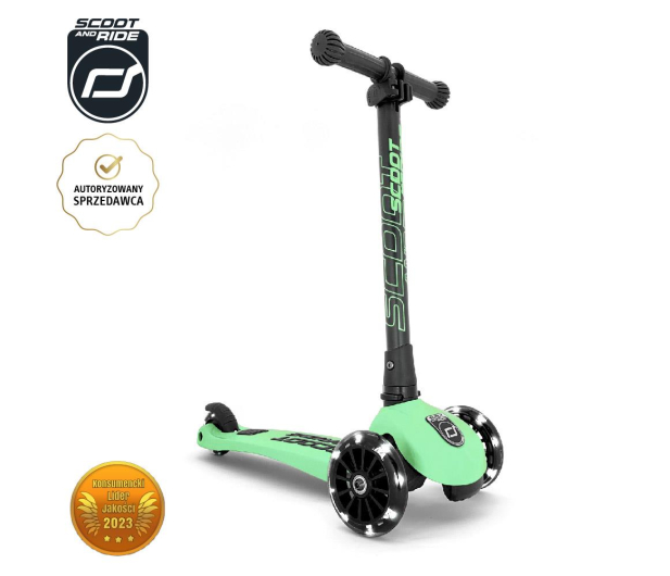 Scoot & Ride Highwaykick 3 LED Hulajnoga Balansowa 3+ Kiwi - 568500 - zdjęcie 2